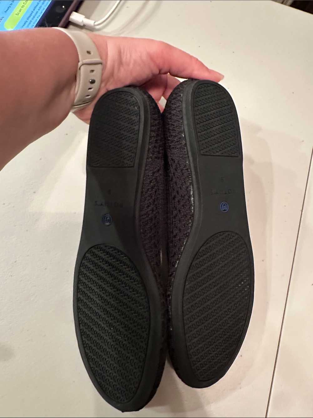 Rothy's Black Knit Flats - Picture 2 of 3